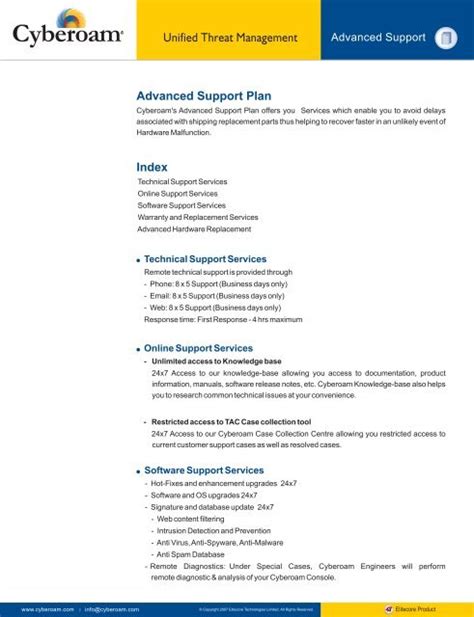 Cyberoam support ticket.  Please Note: Technical support is provided by the manufacturer.  Unli...