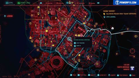 Locations Information. Night City is a city in the Free State of No