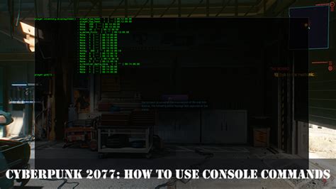 Cyberpunk Console Command Mod
