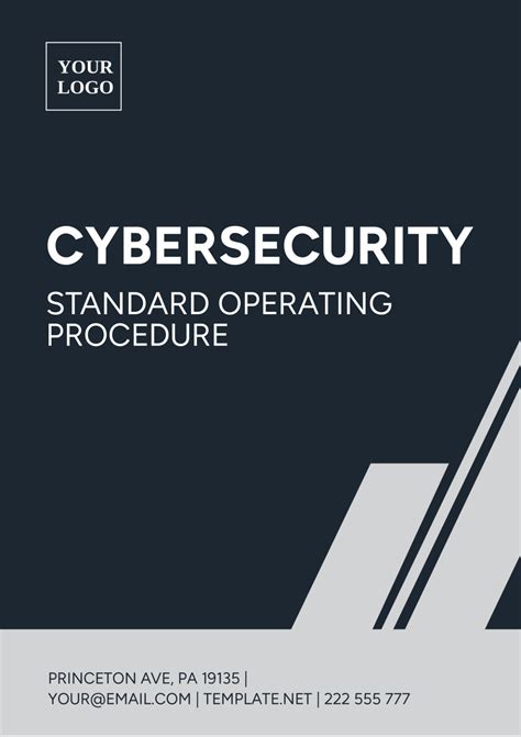 Cybersecurity Procedures Template Cybersecurity Standardized
