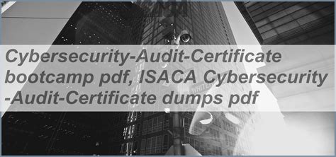Cybersecurity-Audit-Certificate Dumps Deutsch