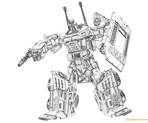 Cybertron Coloring Page