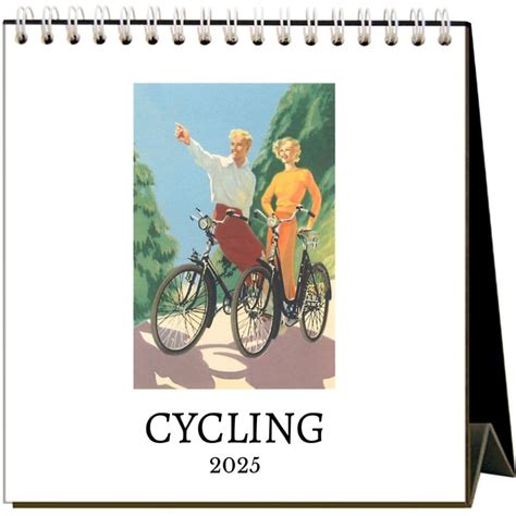 Cycling 2023 Easel Calendar by Found Image Press Calendars For All