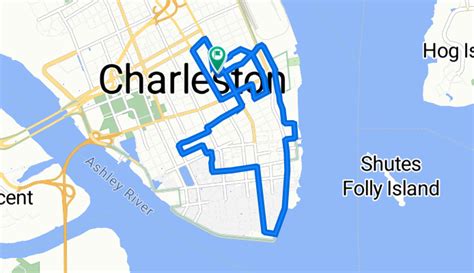 Cycling routes in Charleston - 🚲 Bikemap