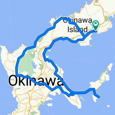 Cycling routes in Okinawa - 🚲 Bikemap