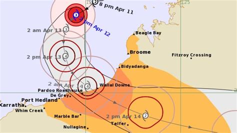 Cyclone Cyclone YELLOW ALERT for inland areas east of …