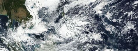 Cyclone Tembin passing from Philippines, causing eight fatalities.