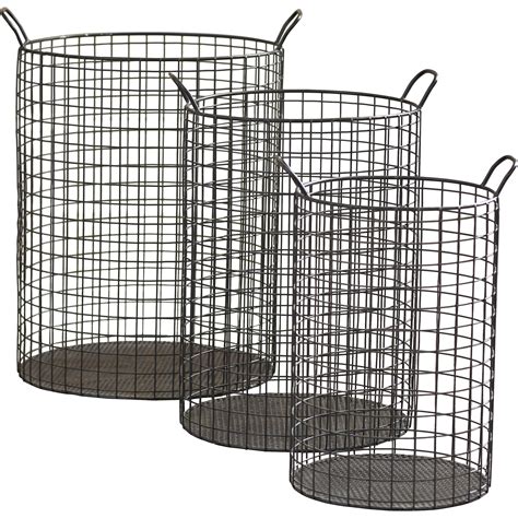 Cylindrical Wire Basket Wayfair