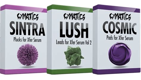 Cymatics Soundbanks for Xfer Serum: Sintra Plucks, Lush