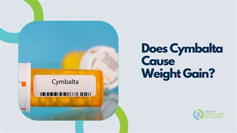 Cymbalta and Weight Gain? - Drugs.com