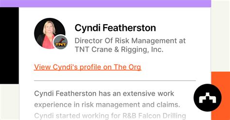 Cyndi Featherston - Director of Risk Management