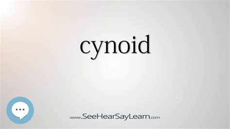 Cynoid Definition & Meaning - Merriam-Webster