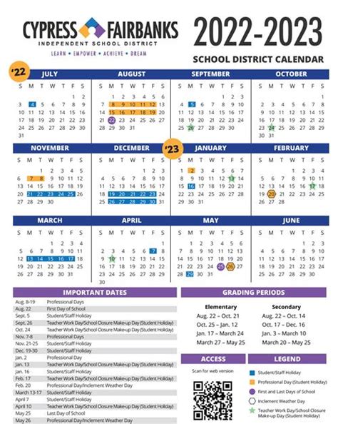 Cypress fairbanks isd calendar. District Calendars (printable) 2024-2025 District Calendar (Amended) 2023-2024 District Calendar; Web Accessible Calendars. 2023-2024 Web Accessible Calendar; Testing Calendars. 2023-24 State Testing Calendar; Instructional Calendar Parameters; 2023-2024 TEA/UIL Eligibility Calendar; 2024 Graduation Schedule; CALENDARIOS EN … 