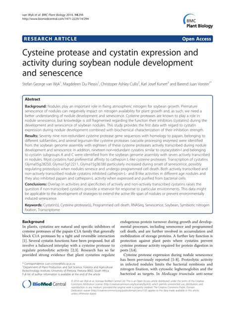 Cysteine protease and cystatin expression and activity during …