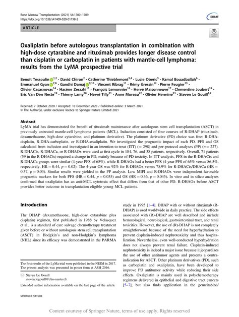 Cytarabine (high dose) +/- Rituximab