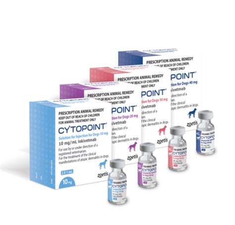 Cytopoint: Typically administered once a month, the cost per injection can be higher. However, the less frequent dosing might result in a similar or even lower monthly cost compared to daily medications. Apoquel: Given daily, the cost per pill is lower, but this adds up over the month. Price comparisons should consider the long-term nature of ...