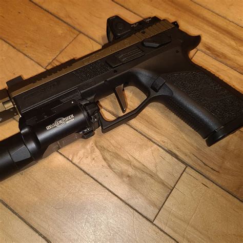 The CZ P07 Trigger Kit will reduce your CZ P07 Trigger Pull from a Factory Double Action 10.75 lbs to a modified 6.75 lbs and a Factory Single Action 4.25 ...