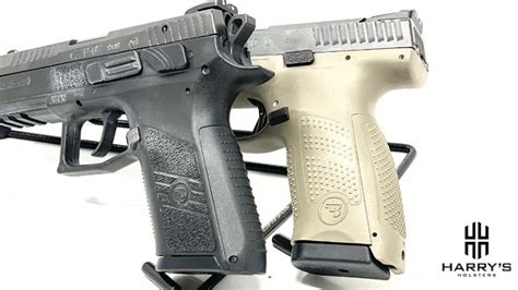 Although CZ P07 and CZ P09 are guns with different sizes (compact sizez P07 vs standard size P09), and lengths and heights of these guns are different, the two pistols have the same width. Thanks to that, magazines between these two guns are the same thickness. CZ P07 magazine and CZ P09 magazine. 