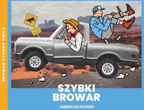 Czarna Owca Szybki Browar – American Pilsner 0,5l but b/z