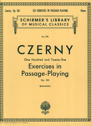 Czerny 125 Exercises Passage - AbeBooks