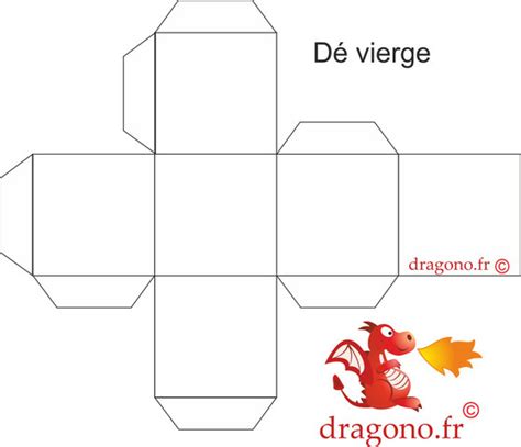 Dé à imprimer - dragono.fr