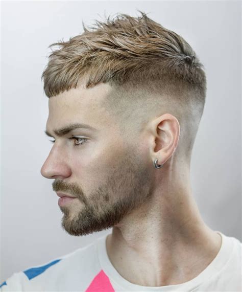 Dégradé homme court