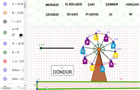 Dönme GeoGebra.