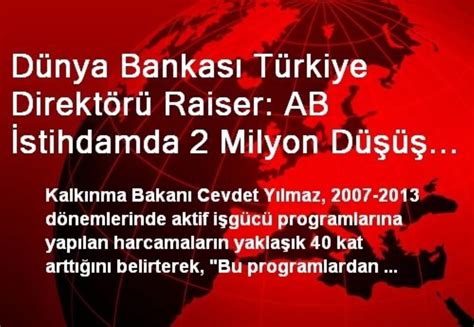 Dünya Bankası Türkiye Direktörü: “Türkiye’de konutları depreme dayanıklı hale getirmenin bedeli 500 milyar dolar”