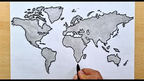 Dünya haritası çizmenin kolay yolu