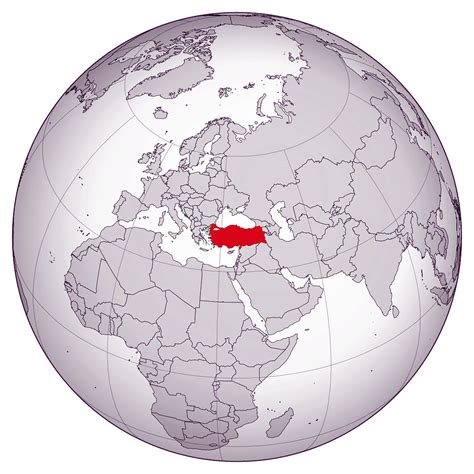 Dünya haritası türkiye yeri