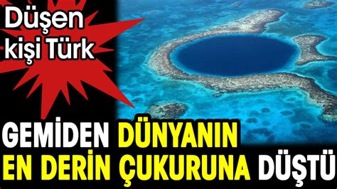 Dünyanın en derin yeri: Mariana Çukuru... Buraya düşen tek kişi Türk