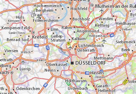 Düsseldorf to Lohausen - 2 ways to travel via subway, line