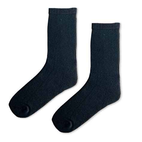Düz siyah erkek çorap