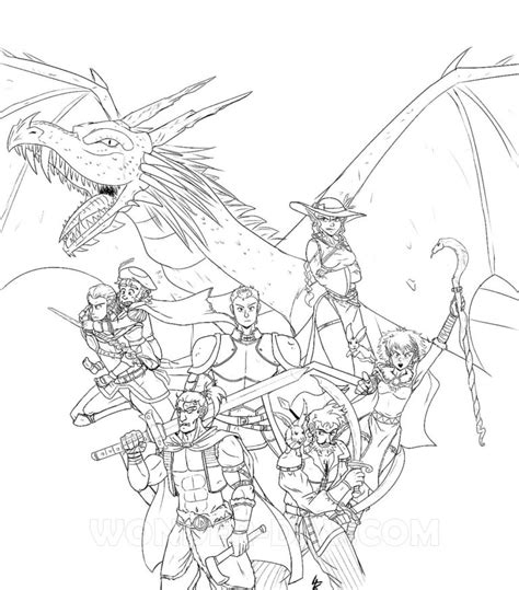 D D Coloring Pages