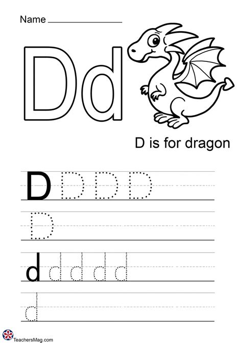 D initial worksheet