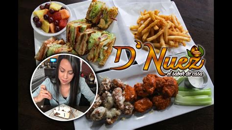 D nuez. D'Nuez is a restaurant in Chicago that offers a variety of dishes, from wings and burgers to steak and pasta. You can order online from Seamless and get delivery or pickup options. 