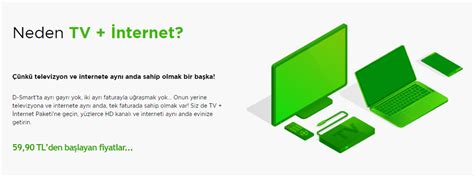D smart tv internet kampanya