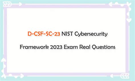 D-CSF-SC-01 Demotesten