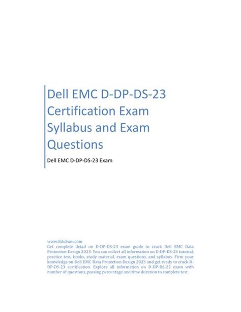D-DP-DS-23 Exam
