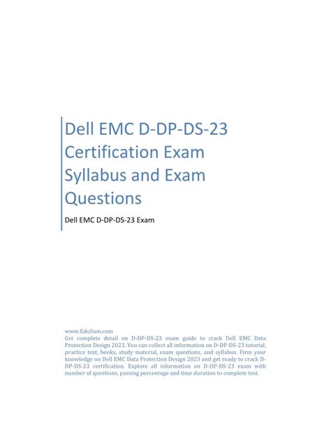D-DP-DS-23 Exam