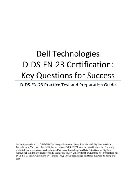 D-DS-FN-23 Prüfungs Guide