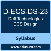 D-ECS-DS-23 Testking