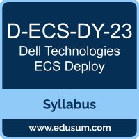 D-ECS-DY-23 Online Prüfung