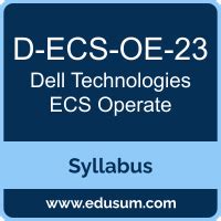 D-ECS-OE-23 Dumps
