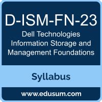 D-ISM-FN-23 Exam