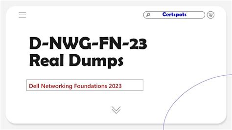 D-NWG-FN-23 Dumps