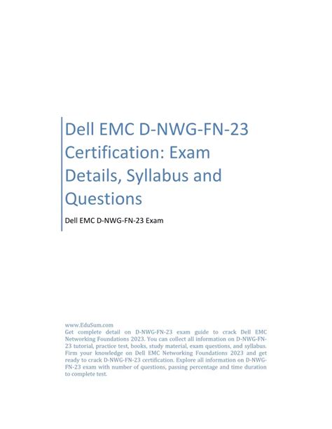 D-NWG-FN-23 Exam Fragen