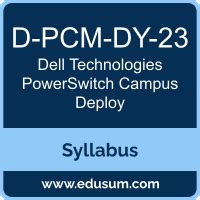 D-PCM-DY-23 Demotesten