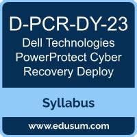 D-PCR-DY-23 PDF Demo