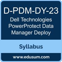 D-PDM-DY-23 Ausbildungsressourcen